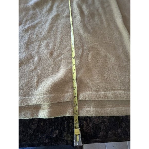 Mens Fleece Sz XL Canada Yellow Pullover 1/4 Zip Lightweight Jacket Coat - Picture 6 of 9